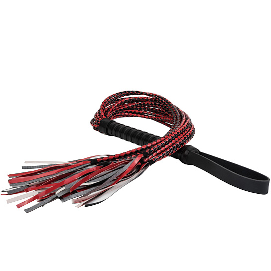 Плеть с глянцевыми шнурами 15 TAILS WHIP