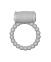 Эректильное кольцо Drums Pink Lola Rings бусинками, белое