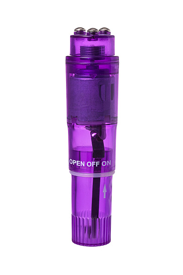 Виброракета Adult Toys от Erotist с 4 насадками, сиреневый, 11 см