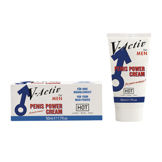 Возбуждающая смазка для мужчин V-Active Penis Power, 50 мл