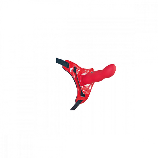 Женский страпон с трусиками 12.2 см, красный