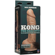 Вибратор Kong The Realistic на присоске 18,2 см
