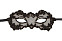 Открытая ажурная черная маска на глаза Lingerie Mask, Adrien Lastic