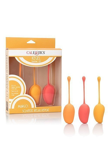 Вагинальные шарики в виде магно Kegel Training Set Mango