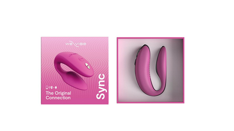 Вибратор для двоих We-Vibe Sync 2, розовый