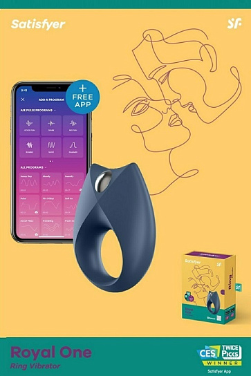 Эрекционное кольцо Satisfyer Royal One с управлением через приложение