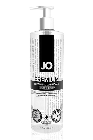 Шелковистая силиконовая смазка JO Premium Original, 480 мл