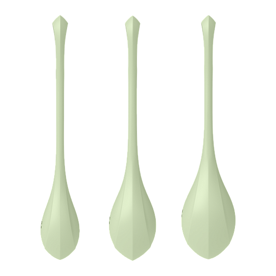 Набор вагинальных шариков Satisfyer Yoni Power 2, зеленый