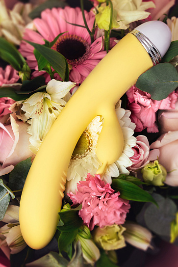 Вибратор со стимулятором клитора Toyfa Flovetta Aster