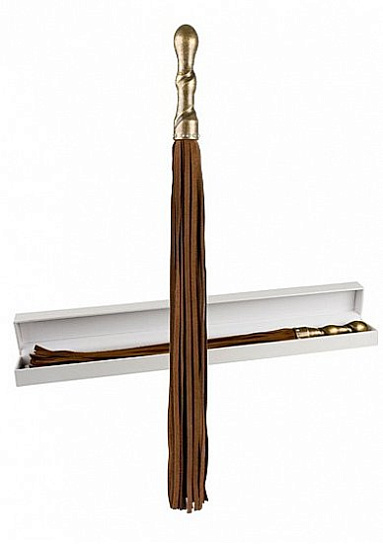 Плетка премиум класса Luxury Whip Copper Brown