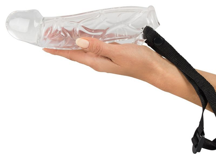 Насадка прозрачная на ремешках Penis Sleeve