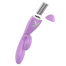 Секс-вибратор для девушек OVO K1 Rabbit, розовый, 20 см