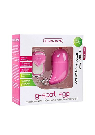 Вибро-яйцо G-SPOT EGG имеет 10 различных режимов, розовое