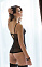 Корсет из нежной сетки SoftLine Claire черный, L Корсет из нежной сетки SoftLine Claire черный, L