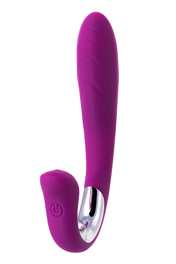 Универсальный изогнутый вагинальный вибратор Anell