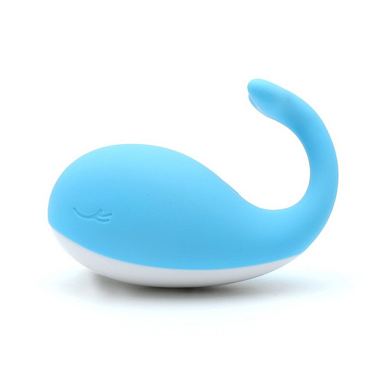 Вибратор-яйцо с пультом KisToy Doris, голубой