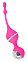 Розовые вагинальные виброшарики Love Balls 75 с USB, диаметр 3,7 см