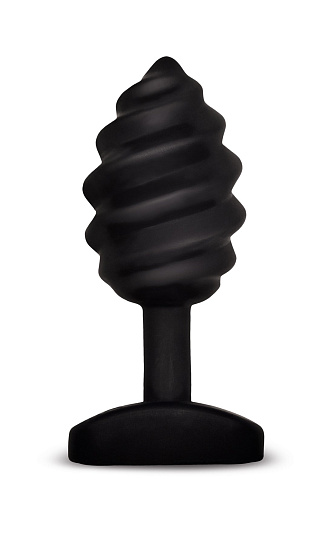 Витая анальная пробка Gvibe Gplug Twist Fun Toys, цвет черный