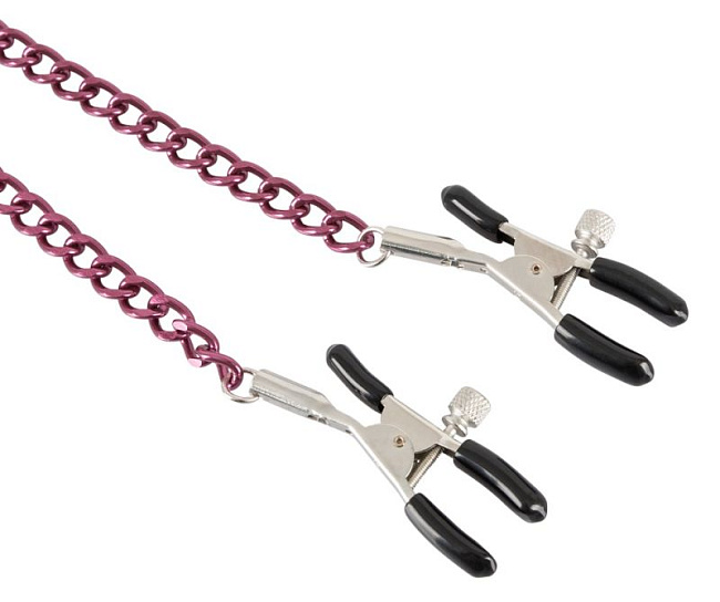 Зажимы на соски на цепочке CLAMPS CHAIN