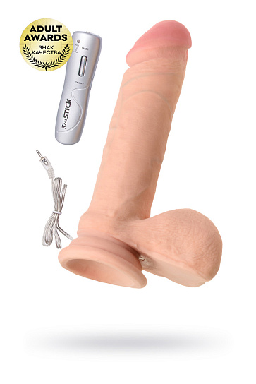 Вибратор-реалистик Toyfa RealStick Elite Vibro, 20 см