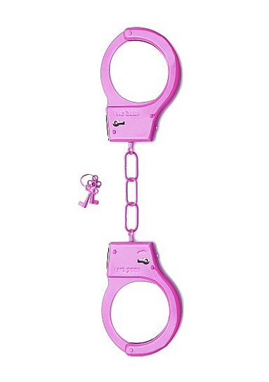 Металлические наручники SHOTS TOYS, розовые