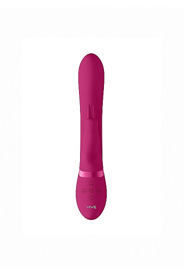 Вибромассажер Amoris со стимулирующими бусинами, розовый