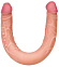 Двойной член с выраженным рельефом Киберкожа Love Toy, 48 см