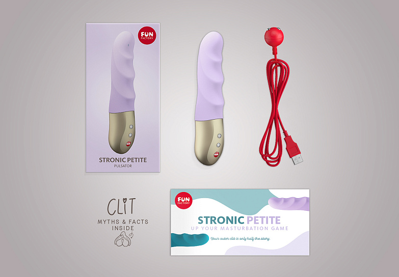 Маленький пульсатор Fun Factory Stronic Petite, лиловый