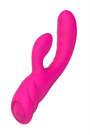 Вибратор с клиторальным стимулятором Nalone PureX2, розовый