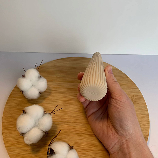 Мини-вибратор пирамидка Magic Vibe, бежевый