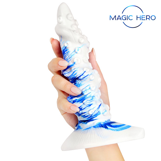 Экзотический фаллоимитатор с космическим дизайном Magic Hero, 22 см