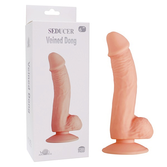 Фаллоимитатор SEDUCER Veined Dong, телесный