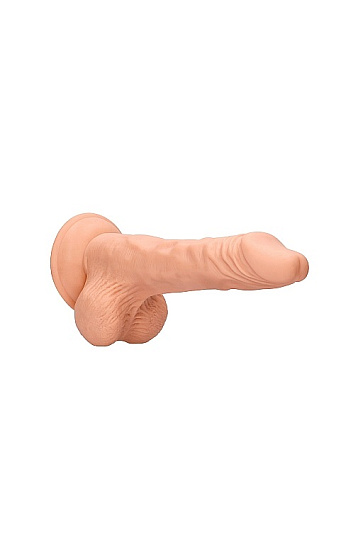 Фаллоимитатор Shots Media RealRock Realistic Dildo With Balls, 25 см, телесный Фаллоимитатор Shots Media RealRock Realistic Dildo With Balls, 25 см, телесный
