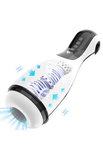 Мастурбатор Amovibe Good Night с всасыванием, белый