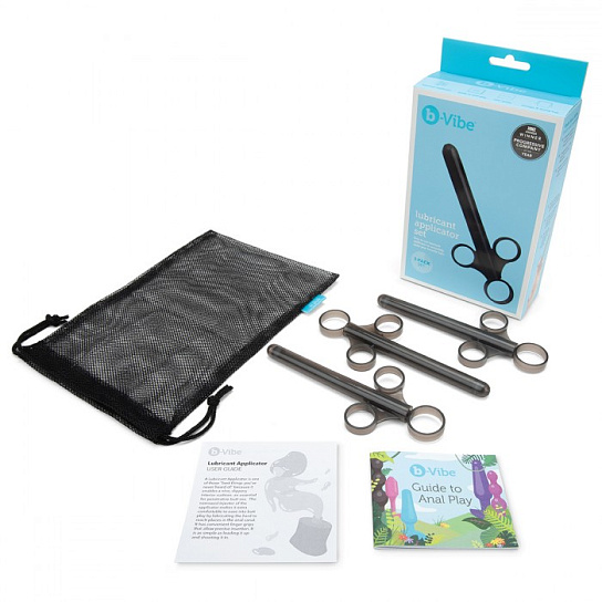 Набор от B-Vibe из 3-х аппликаторов для лубрикантов