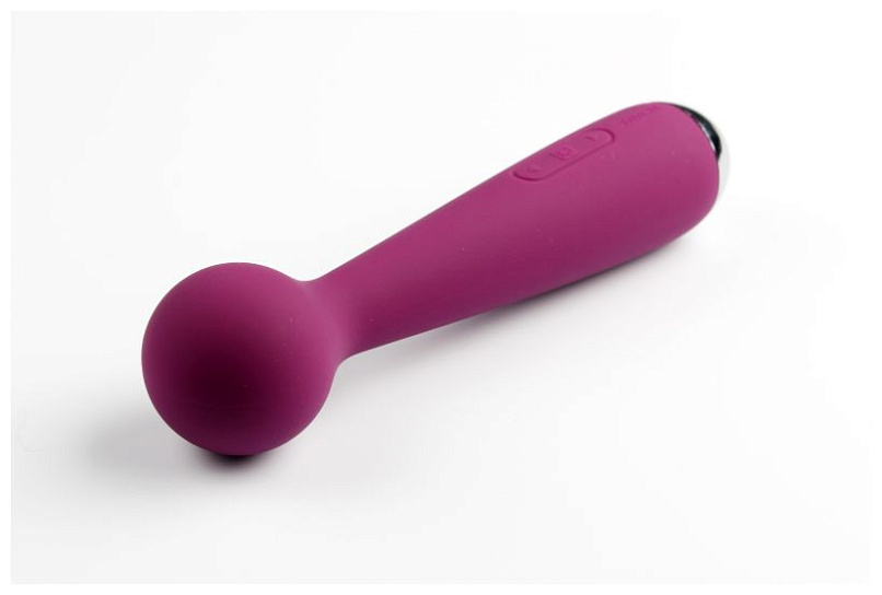 Вибратор-вонд с круглой головкой и насадкой Svakom Emma, фиолетовый