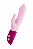 Вибратор-кролик Hello Rabbit с гибким телом, розовый