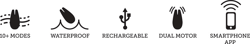 Мини-вибратор Gala We-Vibe с управлением со смартфона