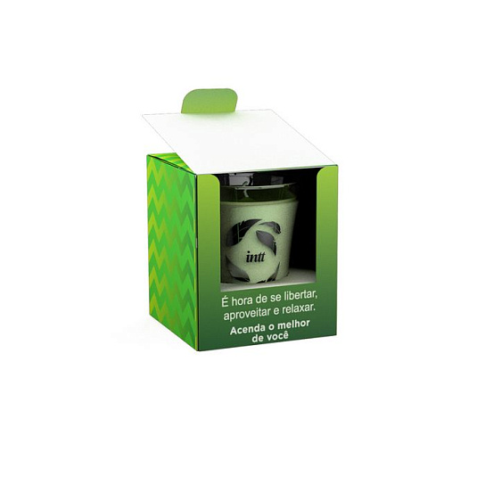 Массажная аромасвеча Intt Kissable Candle, мята, 40 г