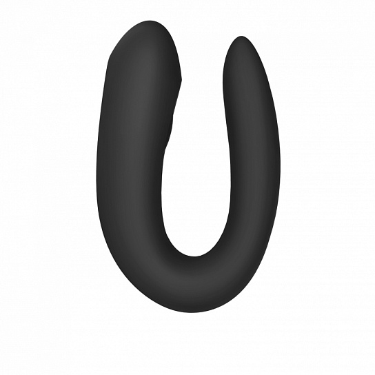 Вибромассажер для пар Satisfyer Double Joy с 2-я моторами, черный