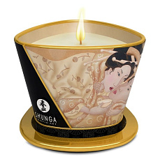 Ароматизированная натуральная массажная свеча Shunga ваниль, 170 мл