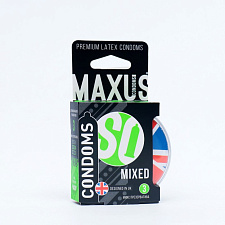Микс презервативов Maxus Air Mixed №3 в прозрачном кейсе 