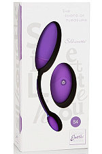 Вибро-яйцо с подогревом Silhouette S4, фиолетовое