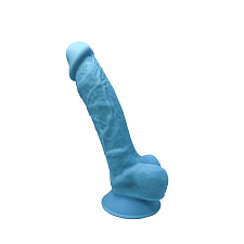 Фаллоимитатор из мягкого силикона Adrien Lastic SileXD Model 17, голубой