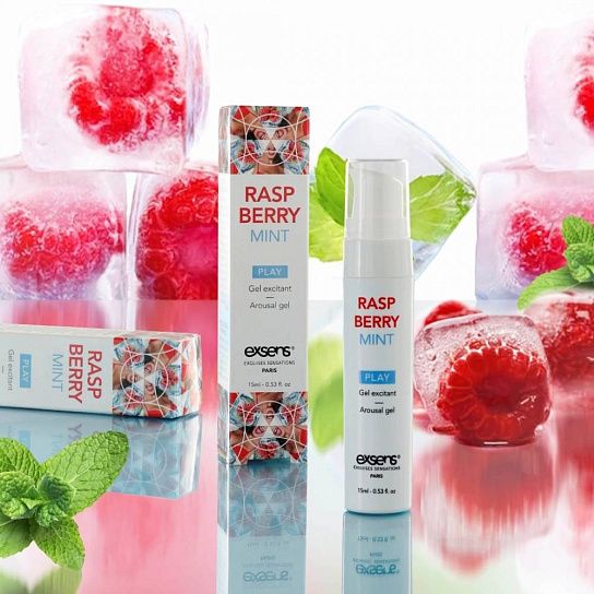Интимный гель с эффектом охлаждения Exsens Raspberry Mint, 15 мл
