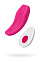 Клиторальный вибратор в трусики JOS FLIRTY из силикона, розовый 9,3 см