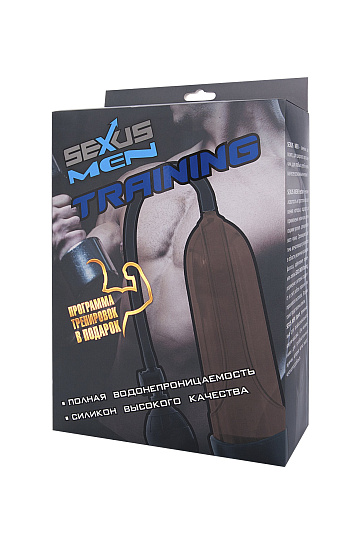 Вакуумная помпа SEXUS MEN TRAINING, 20 см