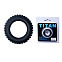 Эластичное ребристое кольцо Titan, черное Baile