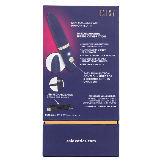 Мини-вибромассажер CHIC DAISY, 10.75 см