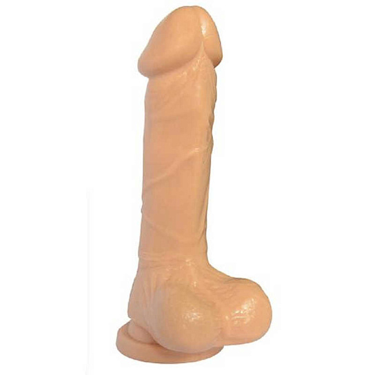 Фалоимитатор 8 Inch Carved DIldo, телесный